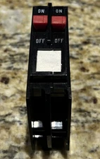 WESTINGHOUSE 2020 TWIN TANDEM CIRCUIT BREAKER. 1- POLE 20/20