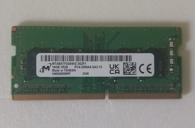 16GB MICRON DDR4 3200MHz SODIMM RAM - TESTED - Warranty - Imagen 1 de 2