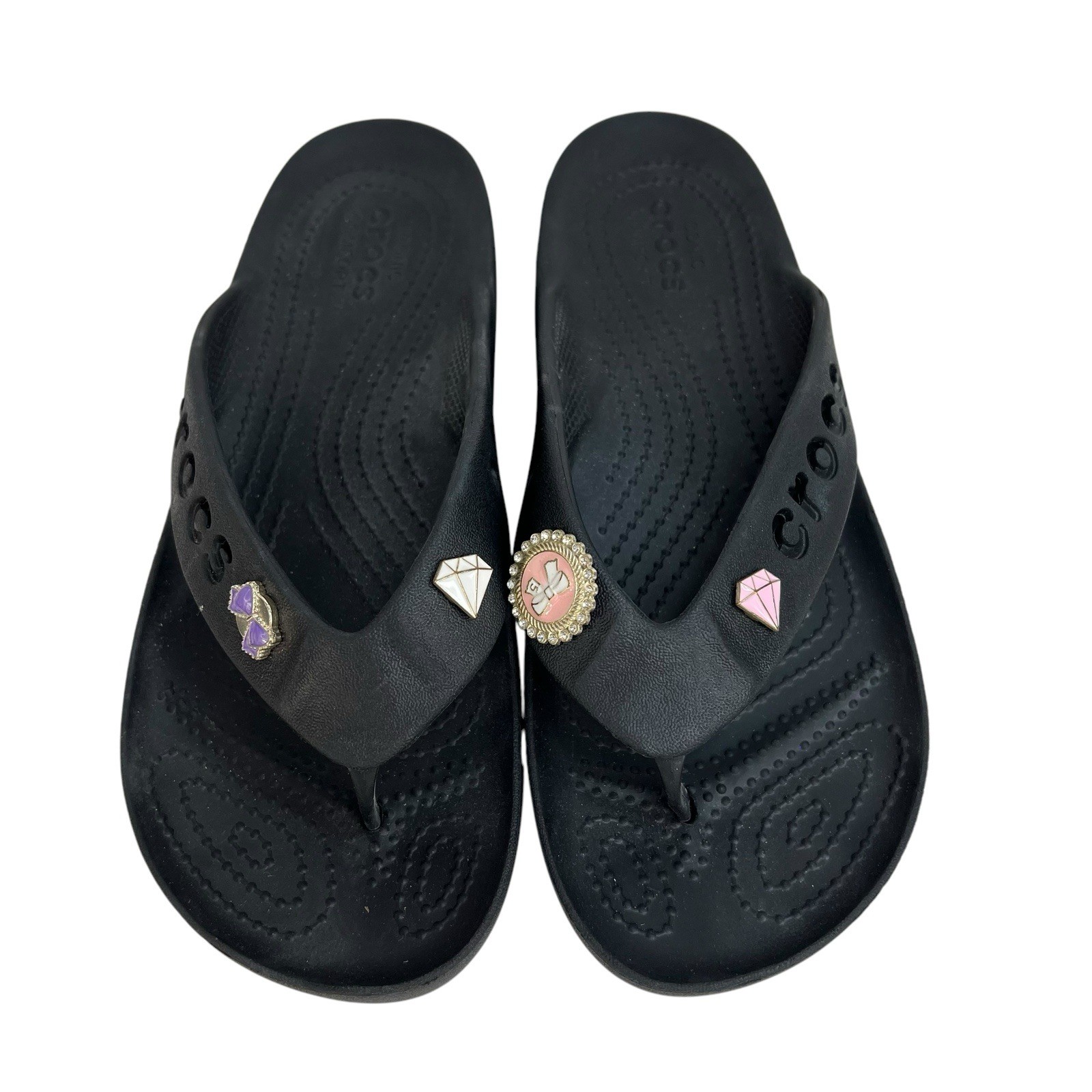 LOTTO Sandali donna Crocs 7 Baya platform neri slip on comodi infradito