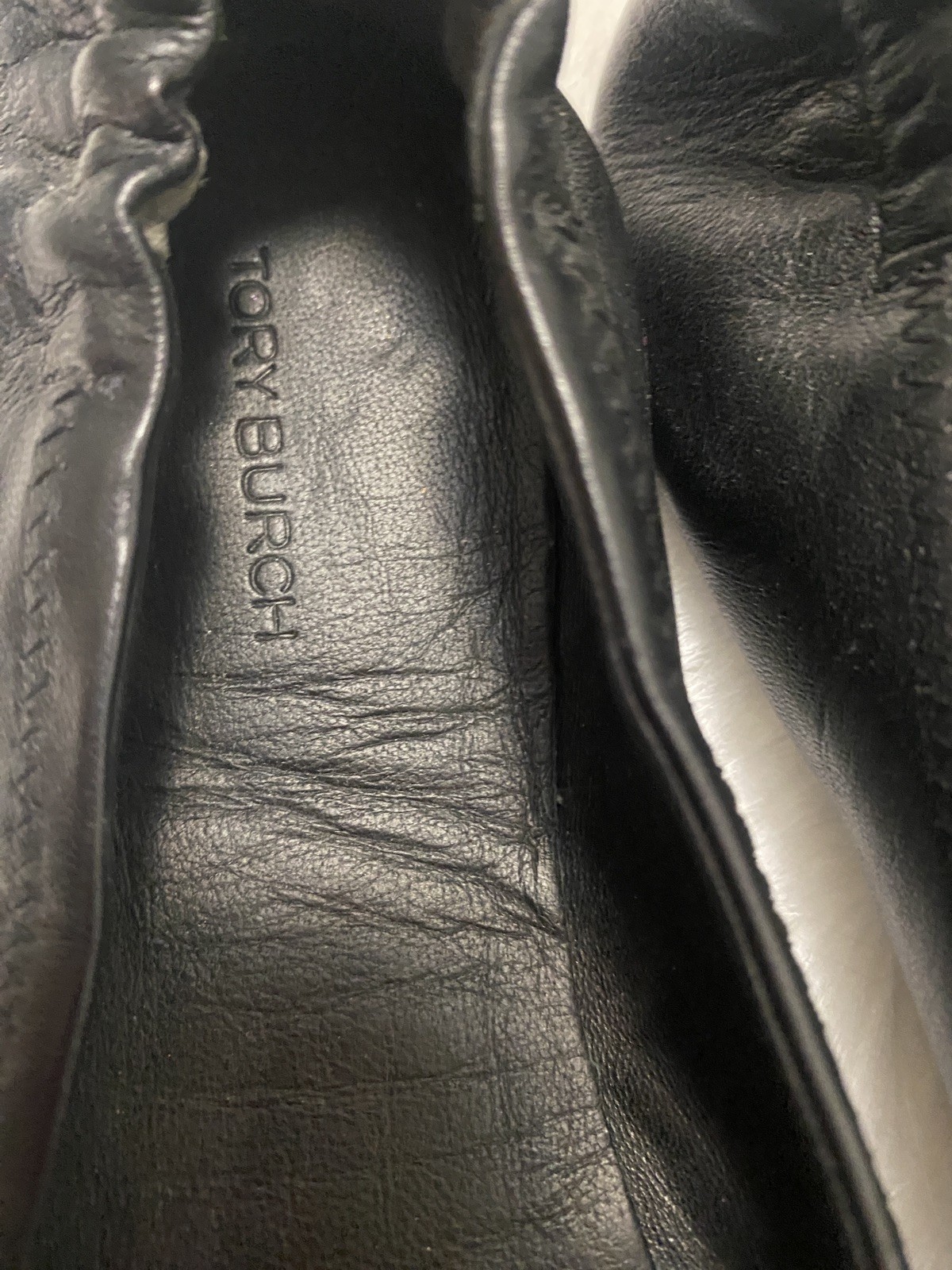 New! Womens Tory Burch Reva Travel Perfect Black / Black Ballet Flats. Size 9M thumbnail 9