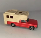 Vintage 1979 Matchbox Camper #38 Superfast Lensey England Cream Red Car