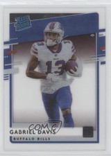 2020 Panini Chronicles Clearly Donruss Rated Rookie Gabriel Davis #RR-GB 0a3