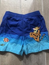 Vintage Disney store Winnie The Pooh tigger swim trunks 18 months100 Cotton