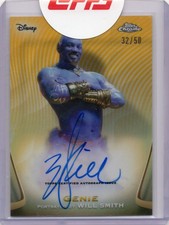 2025 Topps Chrome Will Smith Auto Gold Refractor /50 GENIE DISNEY