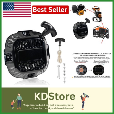#ad #ad Pull Start Recoil Starter Assembly for Generac GP Series 196cc 212cc Engines... $27.89
