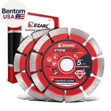 5 Inch Segmented Diamond Blade, Diamond Cutting Wheel for Angle Grinder Stone Ma