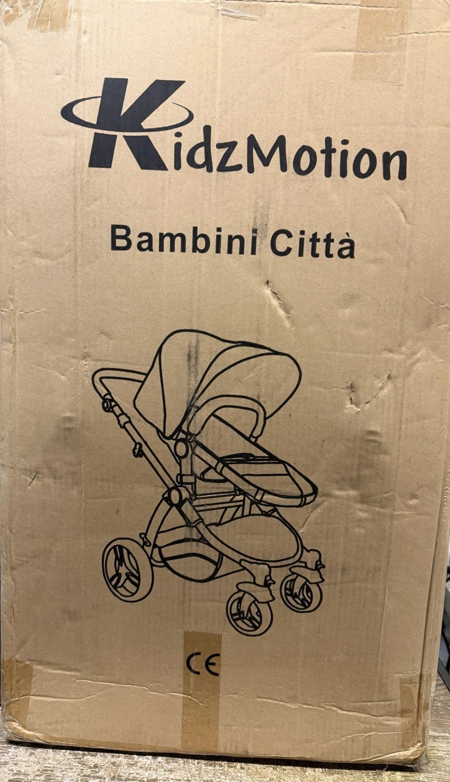 KIDS MOTION - Bambini Citta - 2 in 1 Baby Stroller Pram Foldable Pushchair