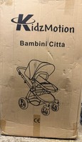 KIDS MOTION - Bambini Citta - 2 in 1 Baby Stroller Pram Foldable Pushchair