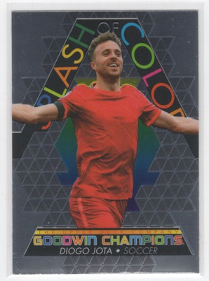 #ad #ad #SCP3 2022 Upper Deck Goodwin Champions Splash of Color Platinum * Diogo Jota $1.00