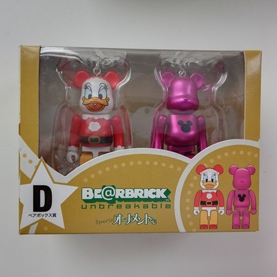 100% Bearbrick Be@rbrick Unbreakable: Daisy Duck/Disney Logo Figures Medicom Toy