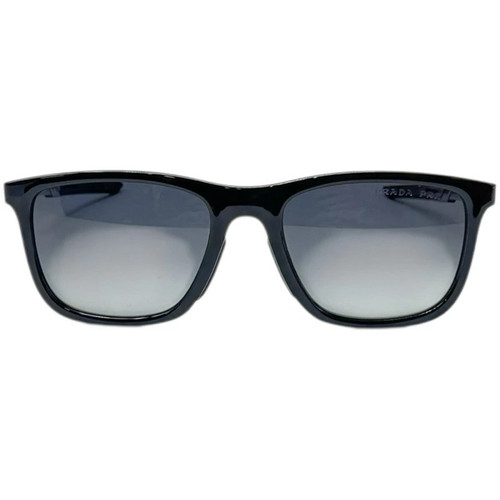 PRADA Sonnenbrille 1AB-06G schwarz USED-B Kunststoff Gummi Herren Kanteikyoku DDU