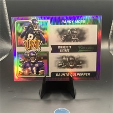 2021 Panini Classics - Classic Combos Moss Culpepper Vikings Purple #CC-RD /25