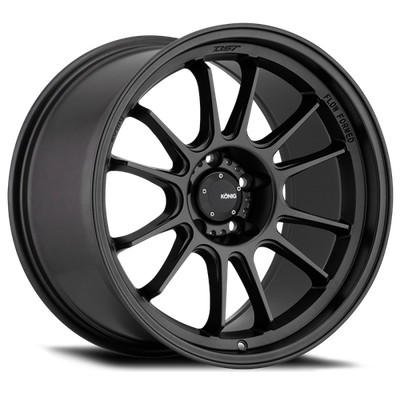 Konig Hypergram 18x8.5 5x112 ET43 Matte Black Wheel (1)