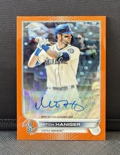 2022 Topps Chrome - Mitch Haniger Veteran Autograph Orange Wave /25 *READ*