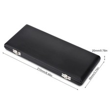 Wooden PU Leather Cover Case Holder Storage Box For 20pcs Oboe Reeds DLHO