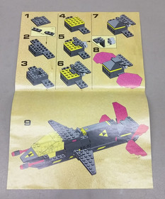 LEGO Space Blacktron 6894 Invader EUC Modular Spaceship Cargo Bay Robot