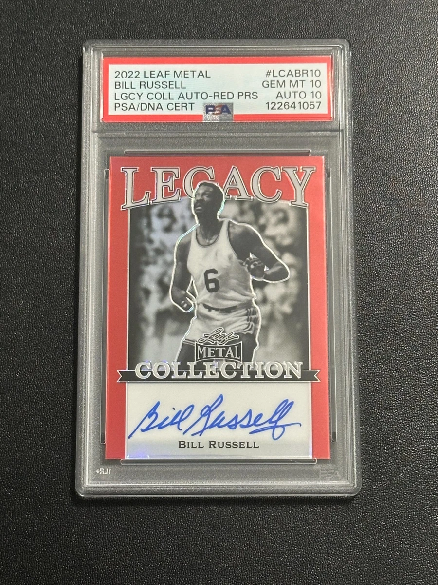 Bill Russell Autographed Basketball Trading Cards for sale | eBay
