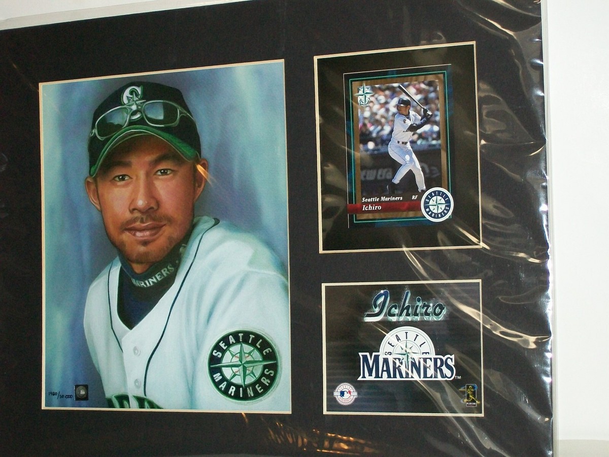 【Toon Art】2001年 全世界50000限定 マリナーズ イチロー Ichiro Seattle Mariners 2001 Toon Art, Inc. color lithograph