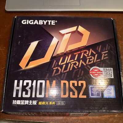 GIGABYTE H310M DS2 Motherboard Intel H310 LGA 1151 mATX DDR4 Core VGA USB 3.1