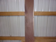 1 PC WALNUT LUMBER WOOD KILN DRIED BOARD 35 1/4"X 7 1/4"X 7/8" 1436V FLAT CLEAR