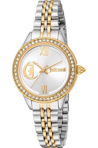 Just Cavalli Women\'s R725110651 Quartz Silver Dial - Chrome - Leather Brown Band Just Cavalli Women main image 4