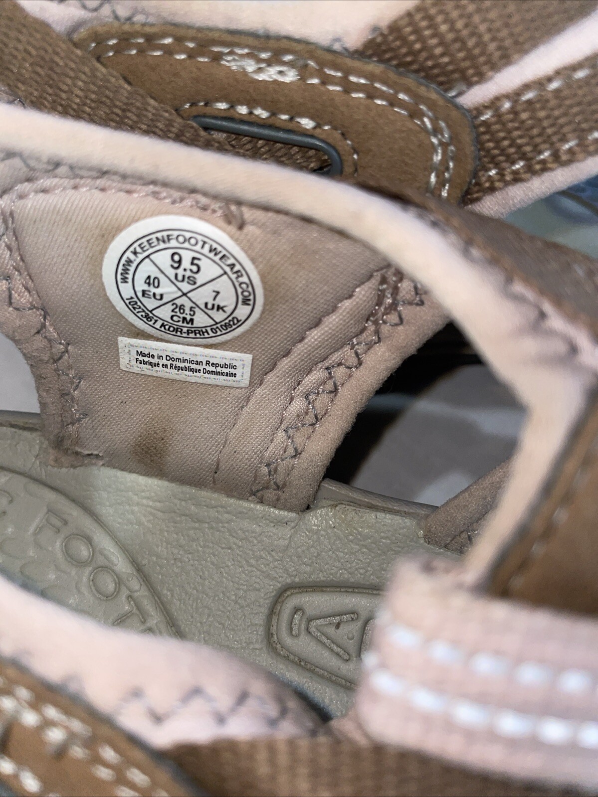 Scarpe Keen River donna taglia 9 5 M pelle marrone impermeabile nuoto spiaggia