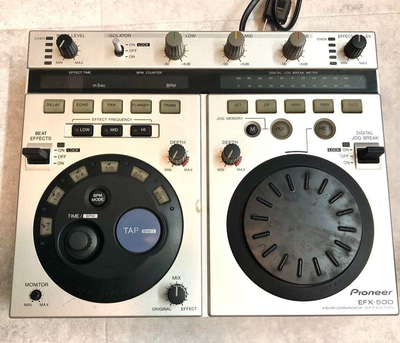 Pioneer EFX-500 DJ Turntable Mixer Controller Effector Silver  