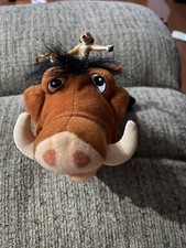 Disney the lion king plush pumbaa with riding Timon hasbro 2002