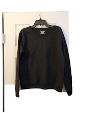 Hanes ComfortSoft  EcoSmart  Women's Crewneck Sweatshirt O4633 Ebony Black Small