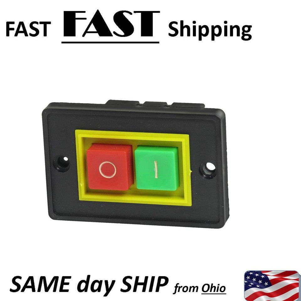ON / OFF push button switch box LATCHING 6pin - 6 wire - small shop ...