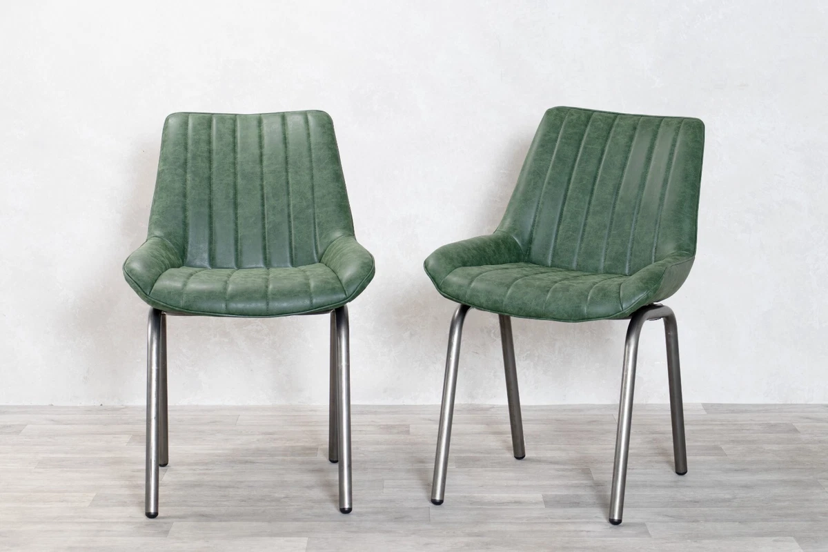 FAUX SUEDE DINING CHAIR GREEN CHAIR RESTAURANT CHAIR FAUX LEATHER DINING CHAIR