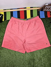 Polo ralph lauren men swim trunk dusky rose classic coral pink size 2XL tall