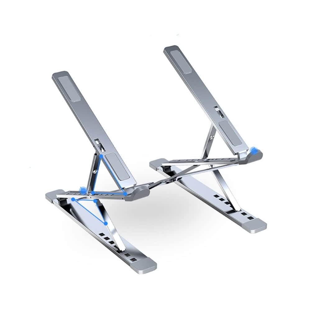Adjustable Ergonomic Aluminum Laptop Stand for Desk Portable Riser Computer Holder-image