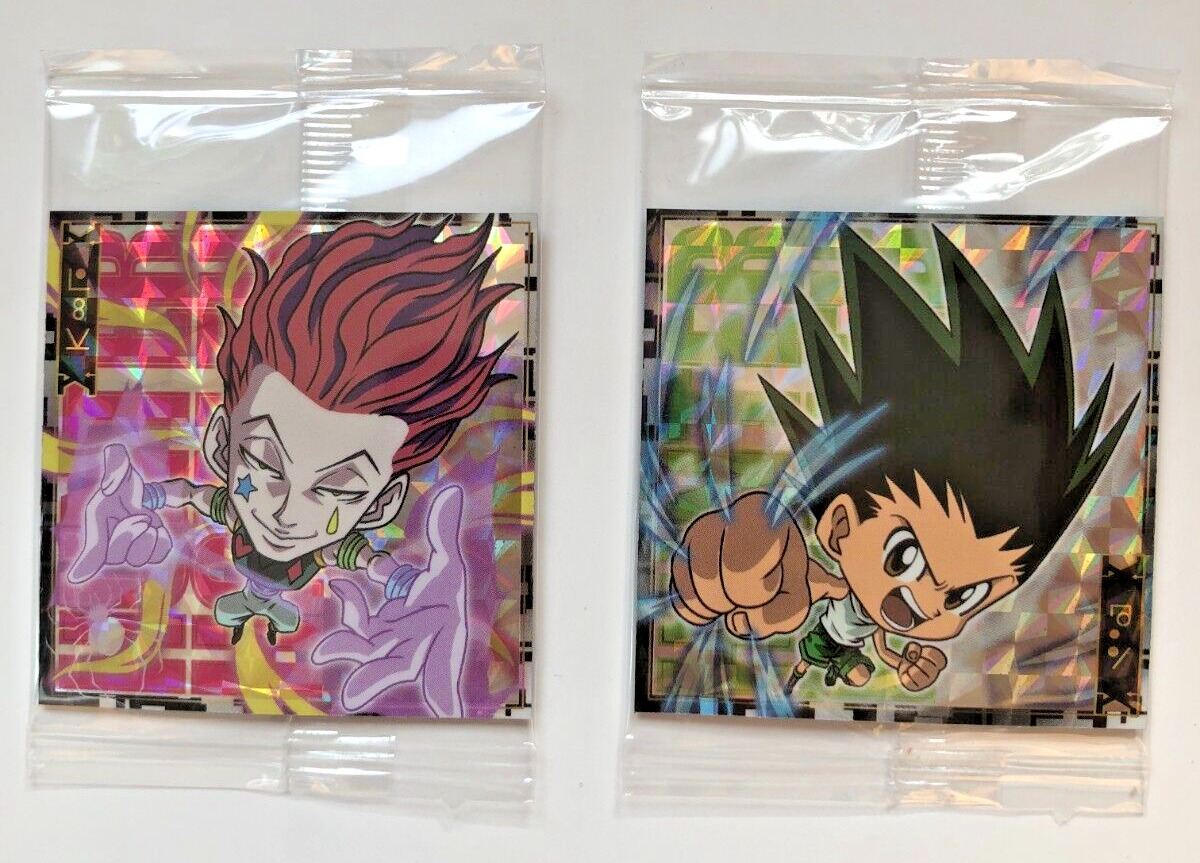 Hunter x Hunter stickers 2set Wafer Vol.1 Super Rare Japanese Anime Japan  L/E