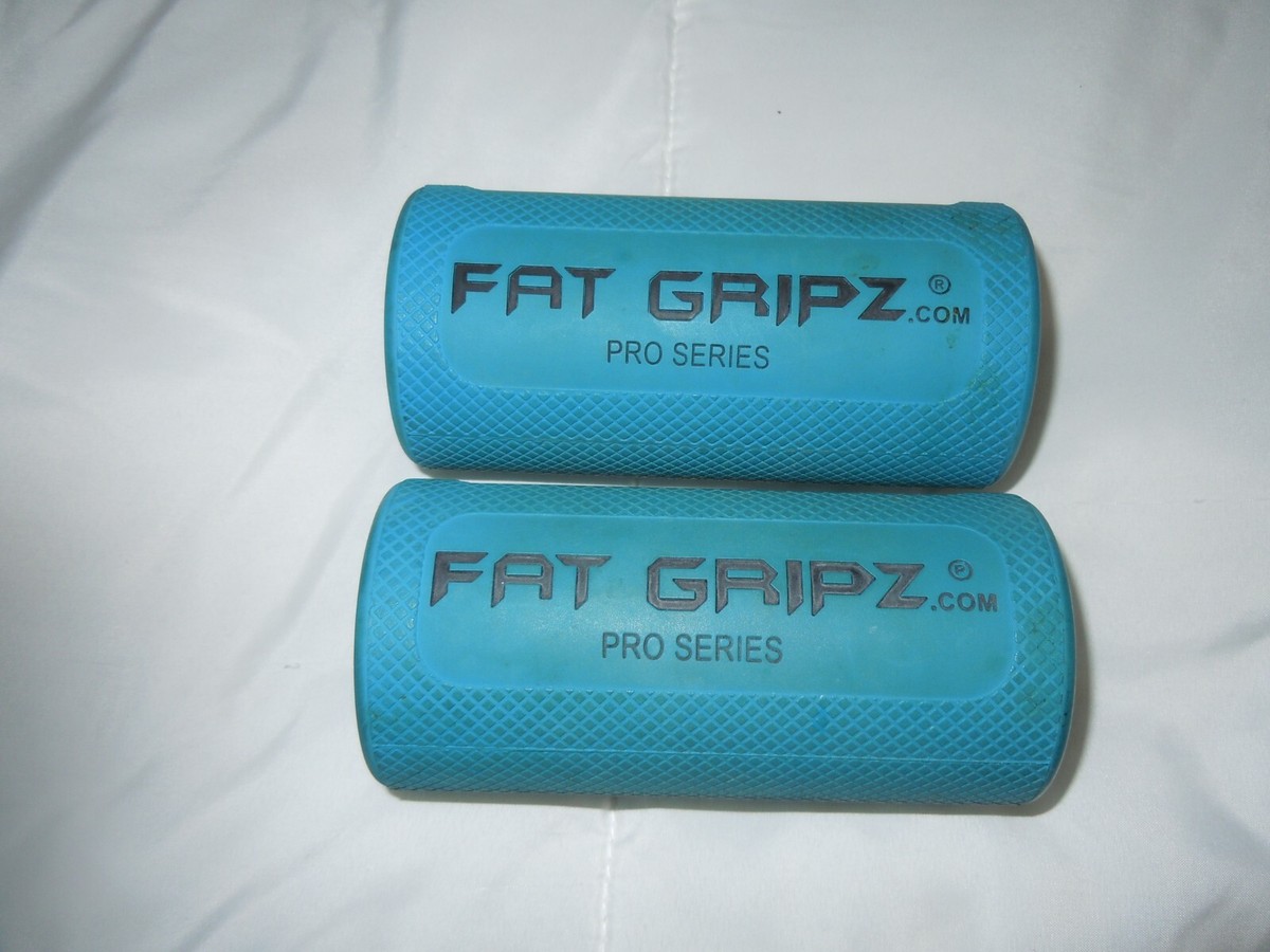 FAT GRIPZ-PRO SERIES-THE ULTIMATE ARM BUILDER-WEIGHT GRIPS BLUE 