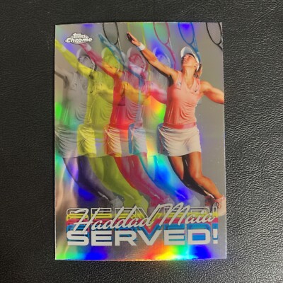 Beatriz Haddad Maia 2024 Topps Chrome Tennis Served! #SER-BH