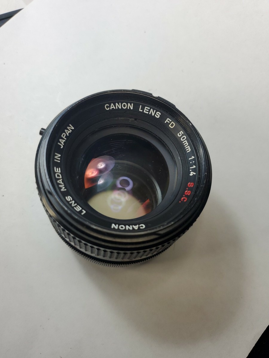 美品☆初期保証☆ Canon FD 50mm f/1.4 S.S.C. SSC Canon FD 50mm f/1.4 S.S.C SSC Standard Prime Lens from Japan