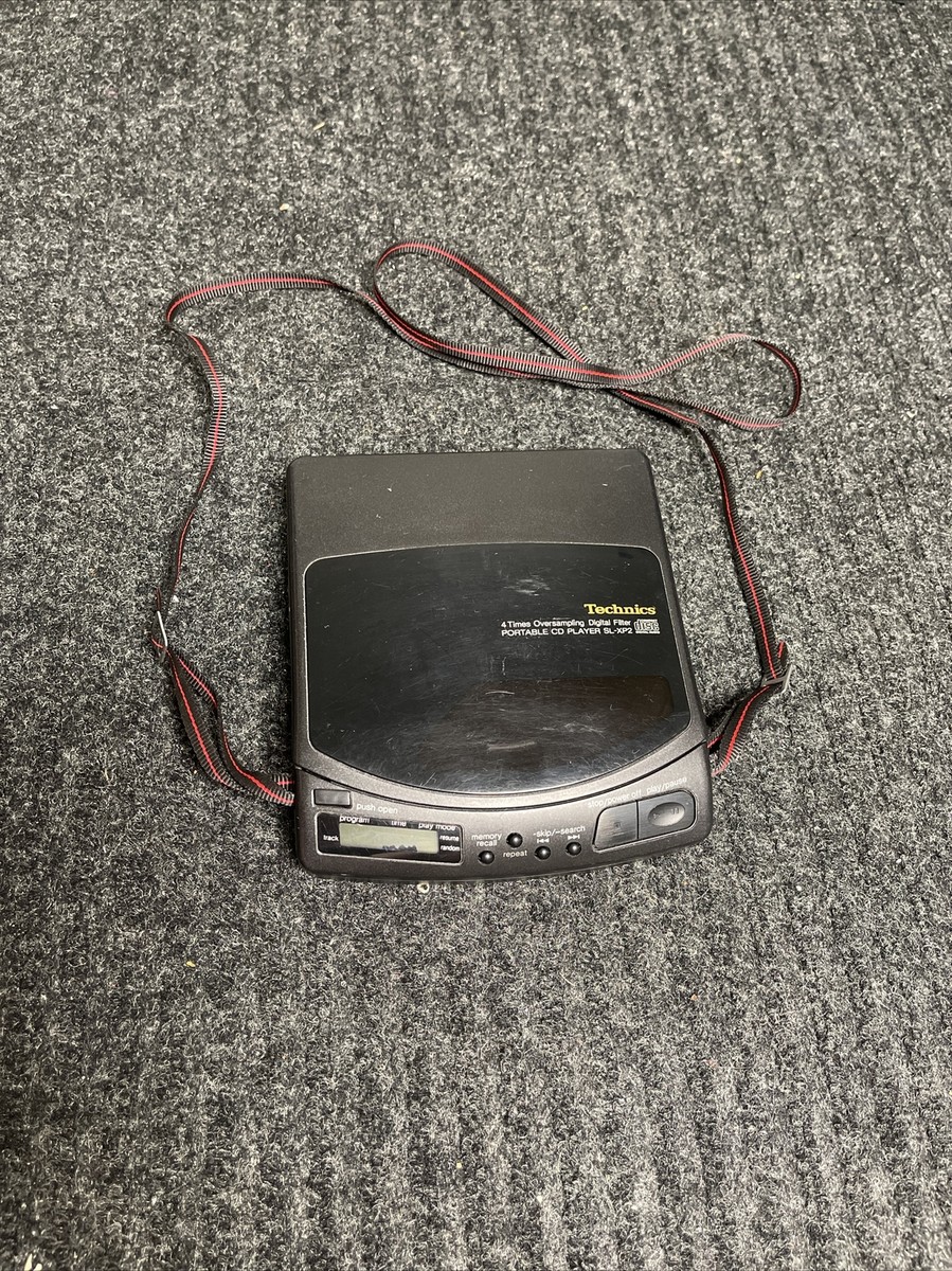 Technics Portable CD Player SL-XP2 4 Times Oversampling Tested and