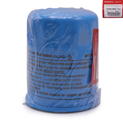 Engine Oil Filter Blue For Honda Jazz FIT GE Hatchback 2008 2013