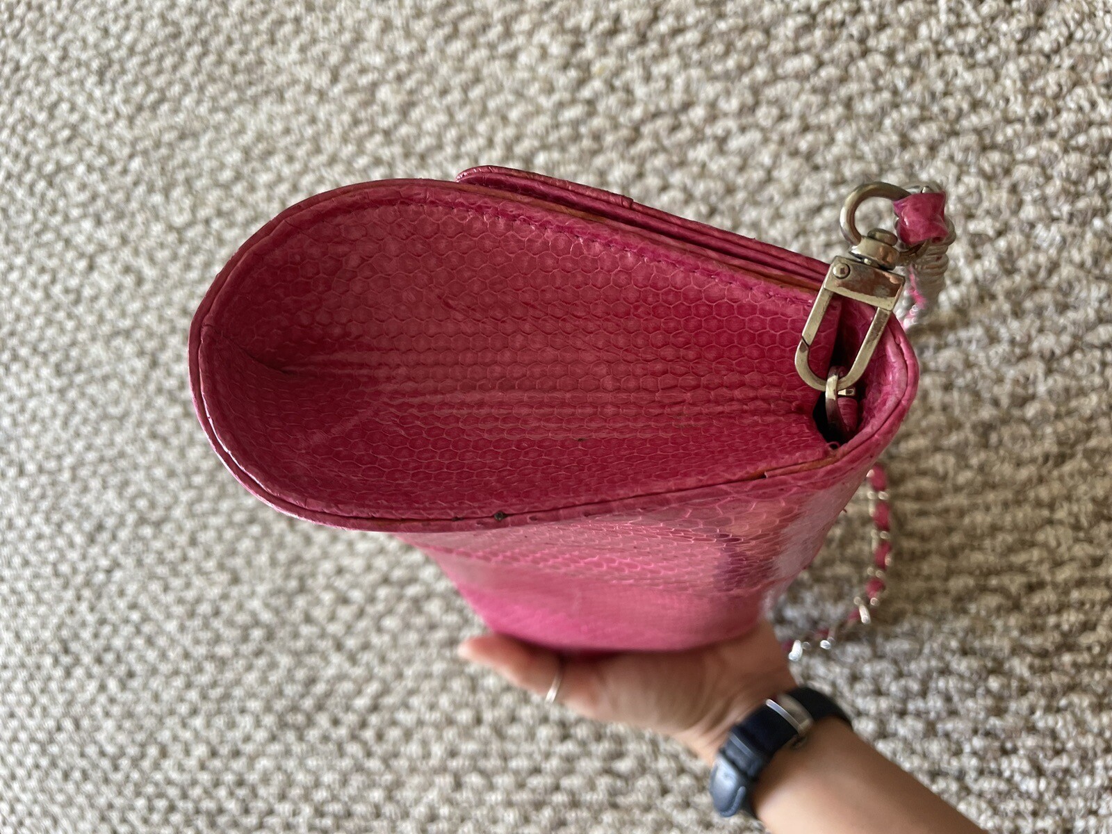 python leather bag - image 8