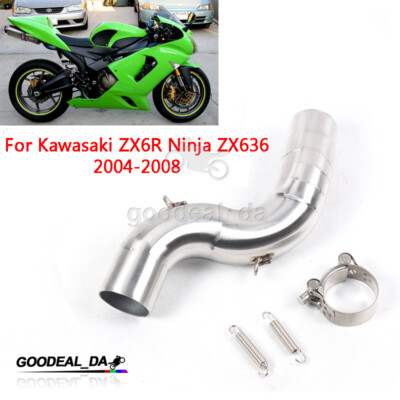 巻尺 Exhaust Middle Link Pipe Slip 51MM Muffler for Kawasaki ZX6R