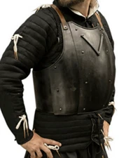 Medieval Gothic Chest Armor Steel Cuirass Breastplate Warrior LARP Cosplay