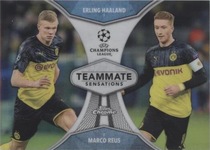 2019-20 Topps Chrome UCL Erling Haaland Marco Reus #TS-AR for sale