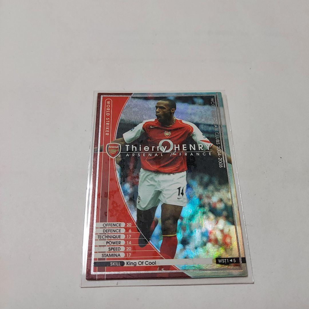 Thierry Henry 2004-05 WCCF Soccer Card Arsenal -Very Good from