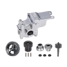GPM Alum Transmission Case Silver + 40Cr Steel Transmission Gear Set for Micro-B
