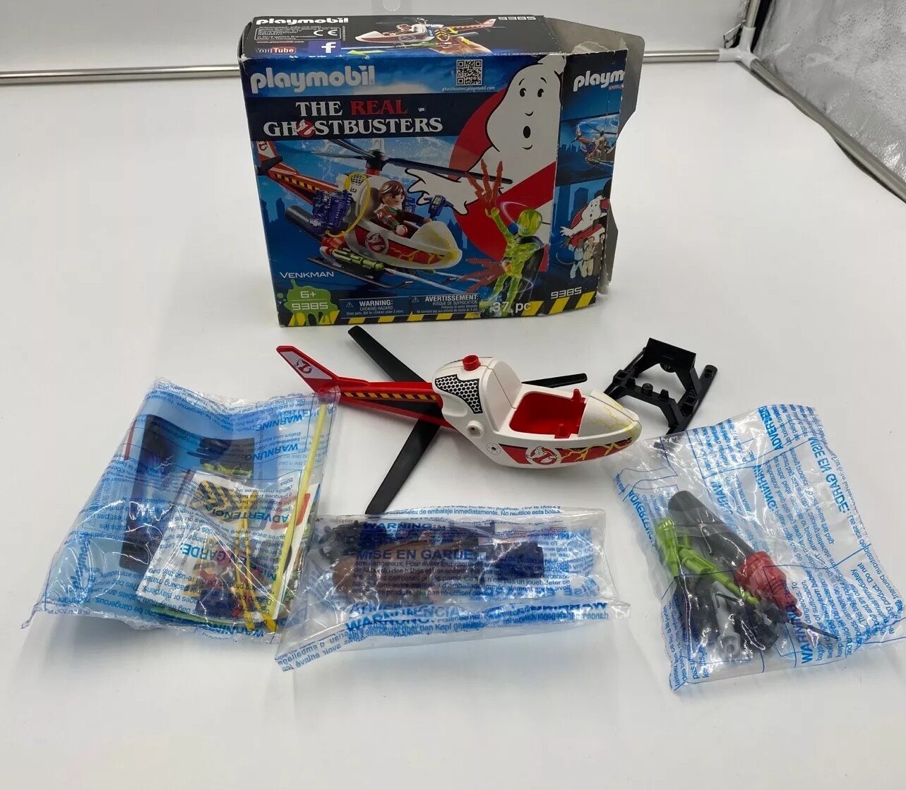 playmobil 9385 ghostbusters helicopter