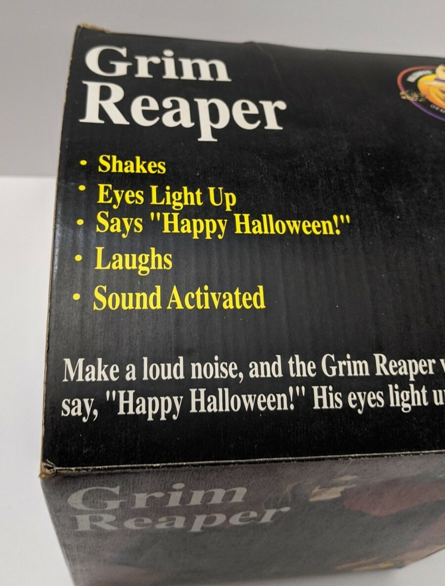 Animated 3ft Shrieking Grim Reaper (Shaking Spirit) - Gemmy