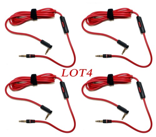 4X Audio Cable 3.5mm L Cord for Beats 