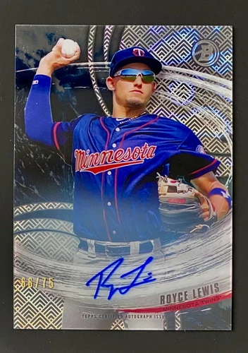 2018 Bowman High Tek Royce Lewis RC Auto 66/75