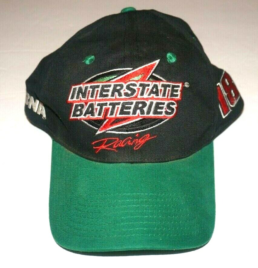Interstate Batteries Racing #18 MBNA Snapback Vintage Hat - One Size-image
